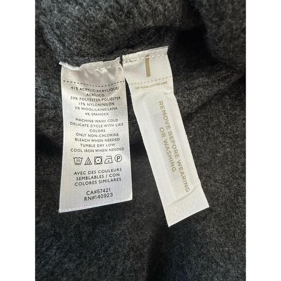 Loft / Lou & Grey Women's Ski Express Gray Cozy Sweater Size Small - Picture 6 of 6